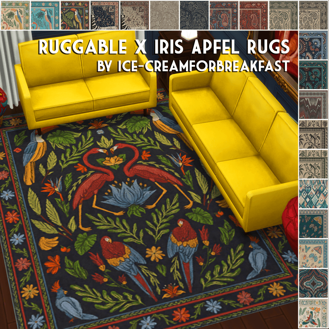 Ковер Ruggable x Iris Apfel Rugs